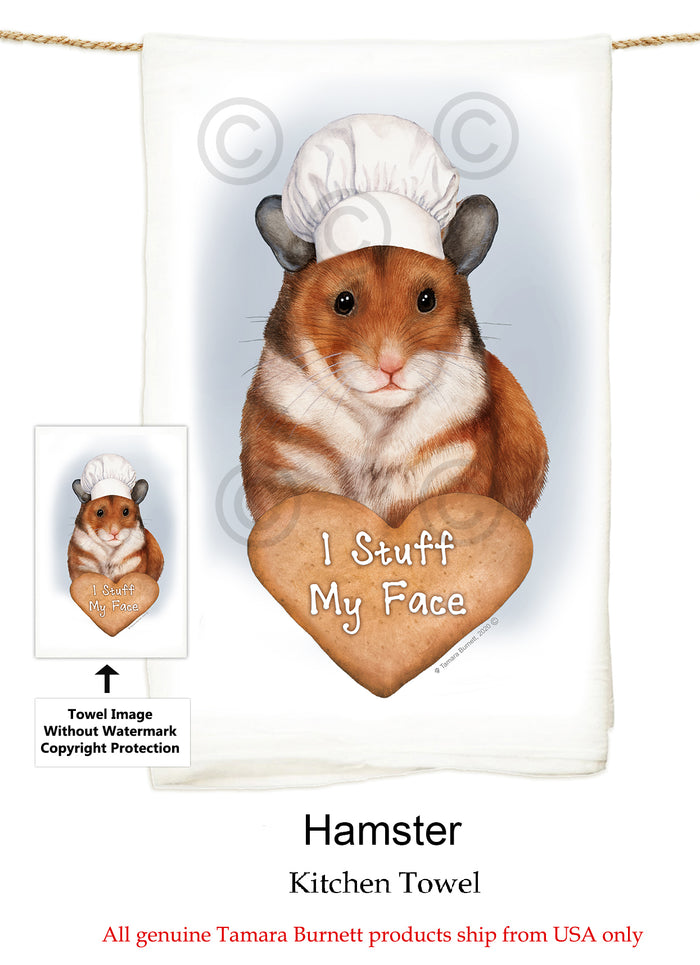 Syrian Hamster Flour Sack Towel