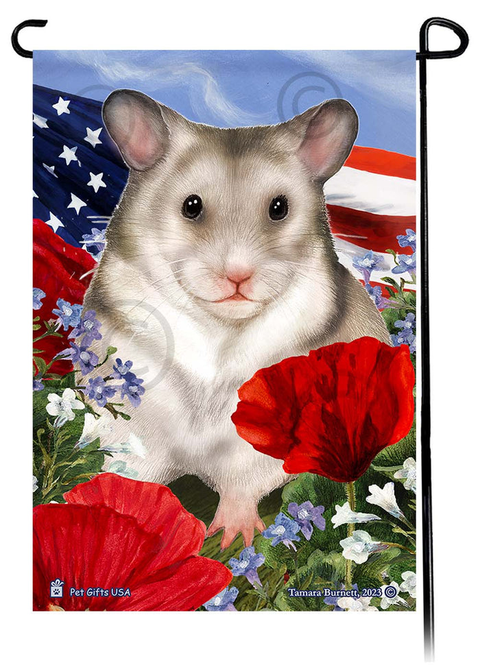  Patriotic Flowers Garden Flags