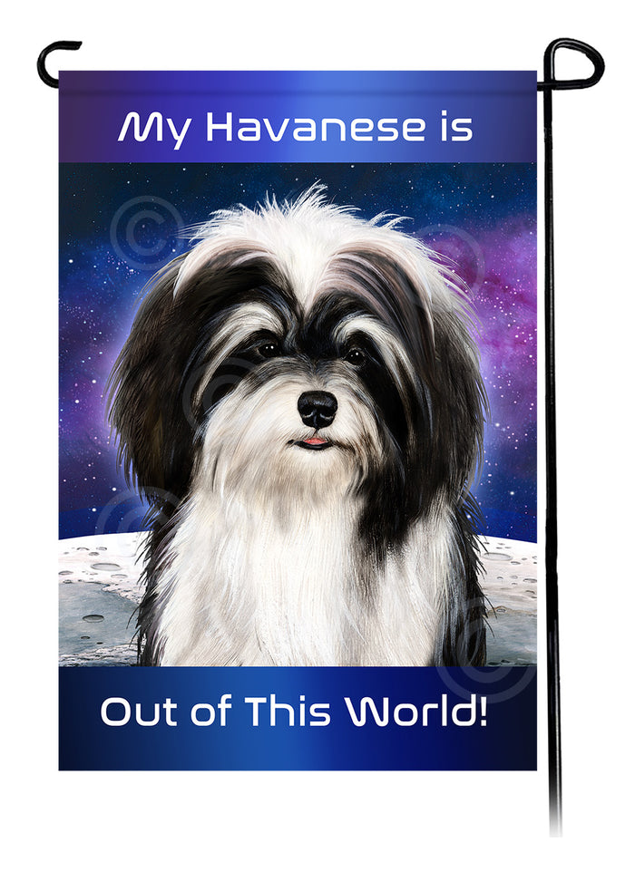 Havanese Out Of This World Garden Flags