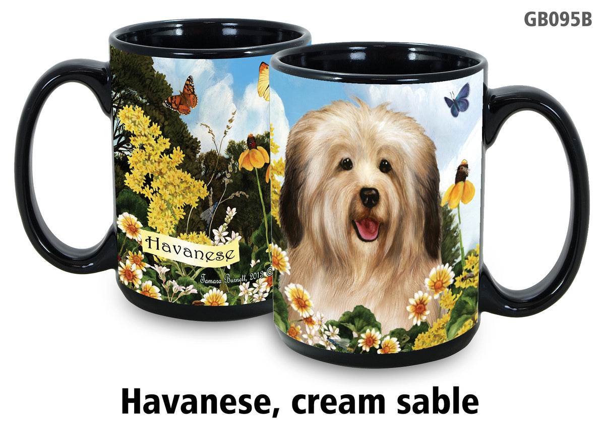 Havanese Cream Sable - Garden Party Fun Mug 15 oz