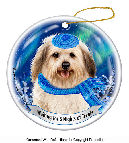 Havanese Hanukkah Ornament