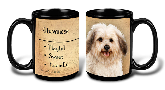 Havanese Cream Sable Puppy - My Faithful Friends Mug 15 oz
