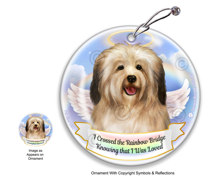 Havanese Rainbow Bridge Memorial Ornament