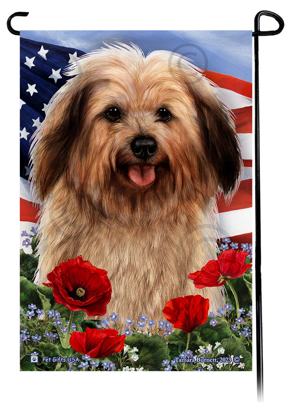  Patriotic Flowers Garden Flags