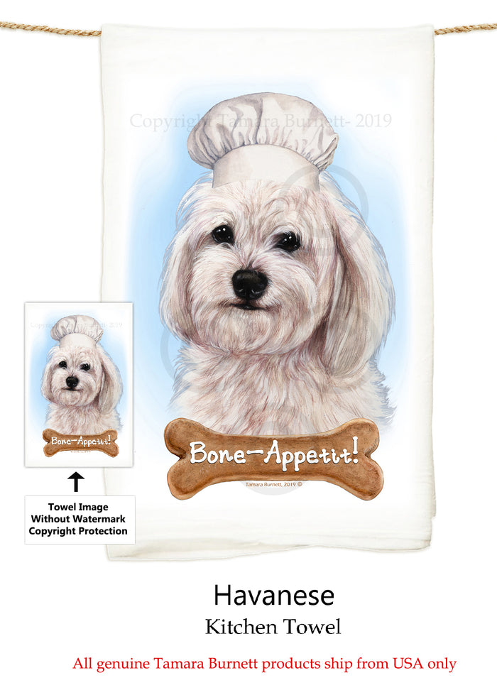 Havanese Flour Sack Towel