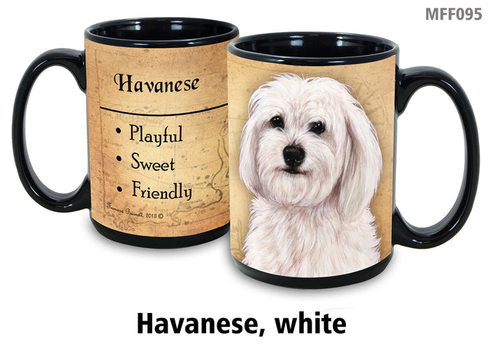 Havanese (White) - My Faithful Friends Mug 15 oz