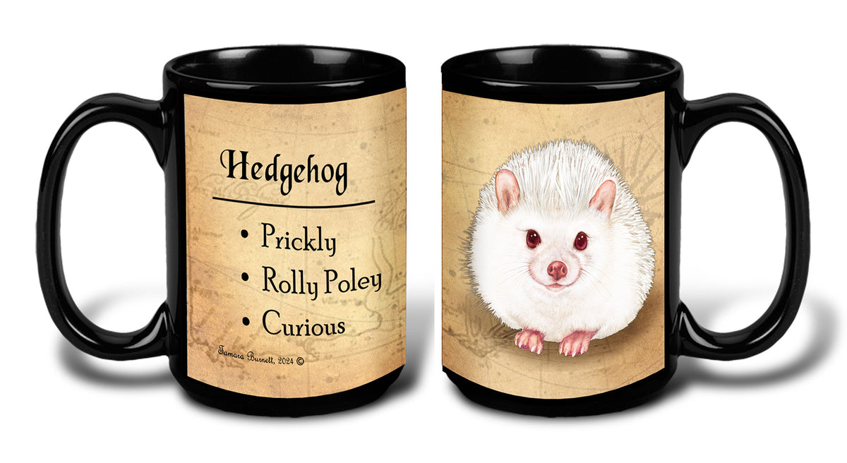 Hedgehog Albino - My Faithful Friends Mug 15 oz
