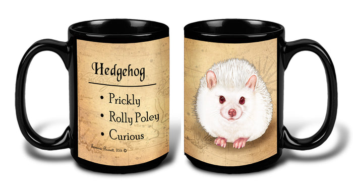Hedgehog Albino - My Faithful Friends Mug 15 oz