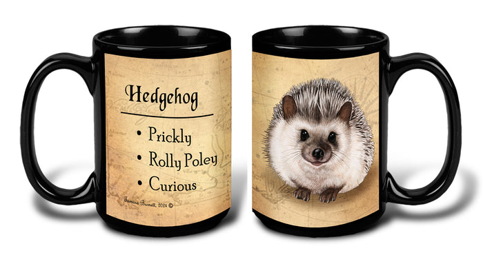 Hedgehog Gray - My Faithful Friends Mug 15 oz