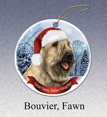 Bouvier des Flandres Fawn Ornament