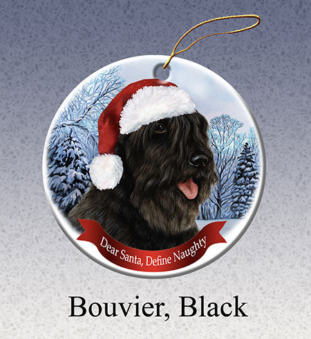 Bouvier des Flandres Black Ornament