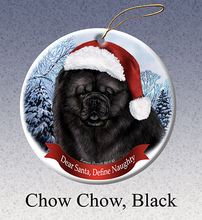 Chow Chow - Dear Santa, Define Naughty Christmas Ornament