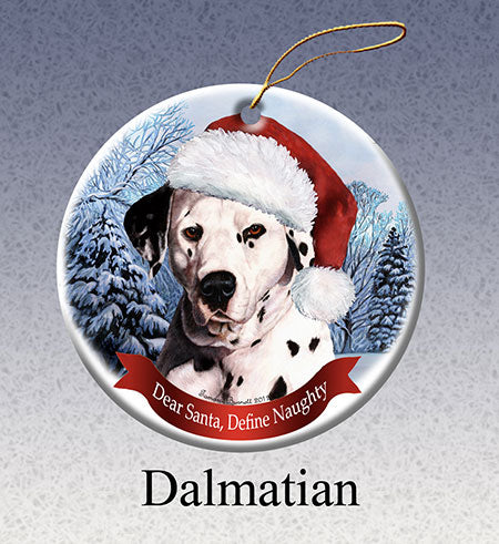 Dalmatian - Dear Santa, Define Naughty Christmas Ornament