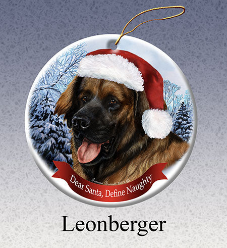 Leonberger - Dear Santa, Define Naughty Christmas Ornament