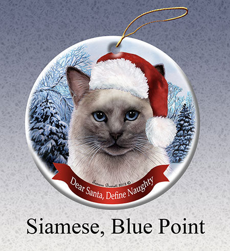 Siamese Blue Point Ornament