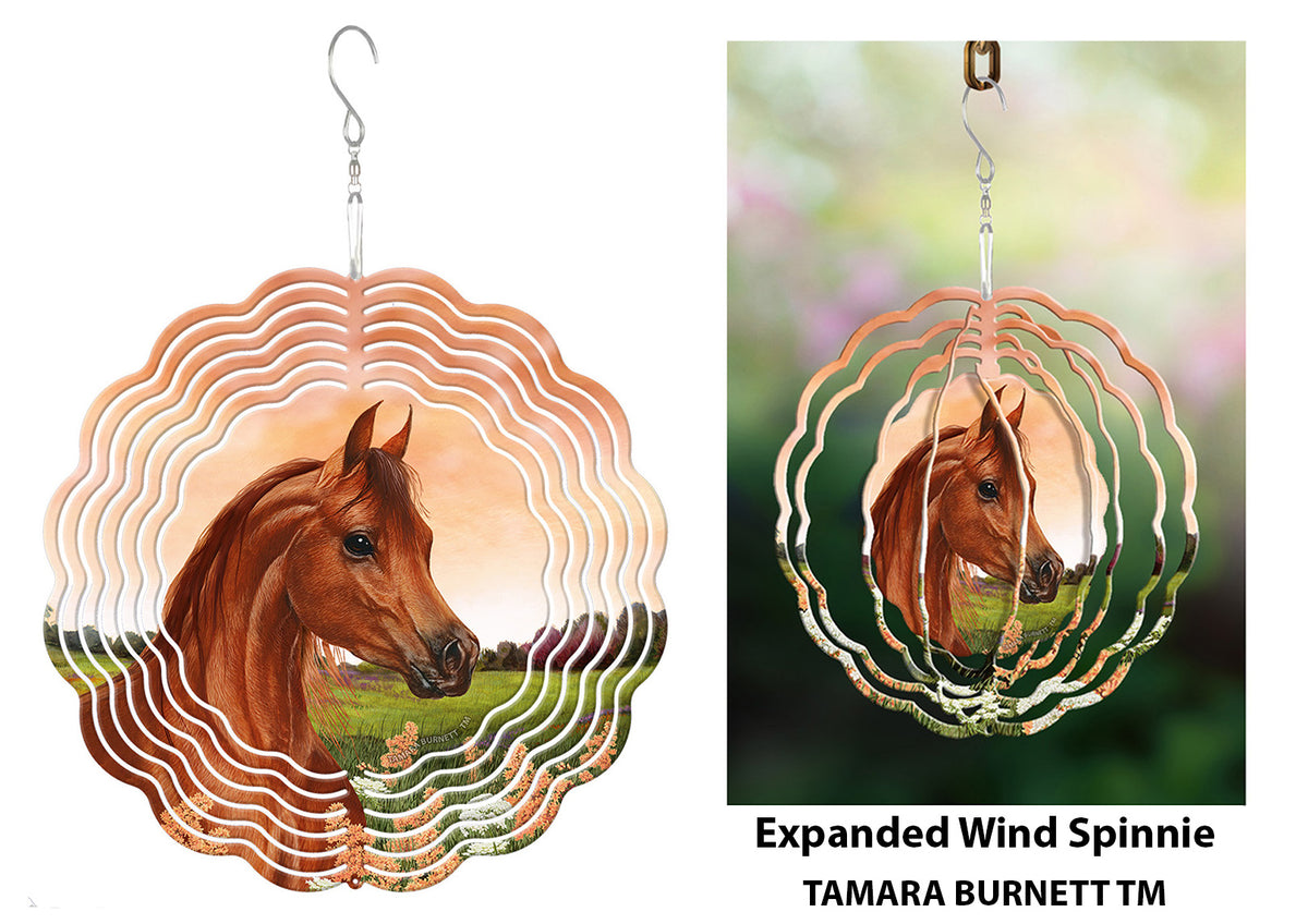 Arabian Horse Sorrel Wind Spinner