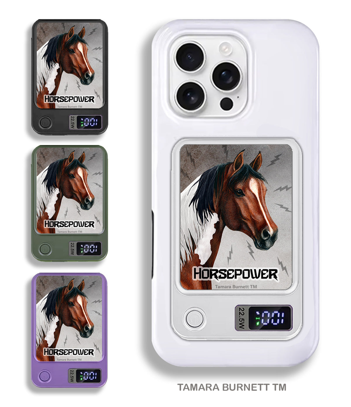 Quarter Horse Bay Paint Phone Bank Wireless Charger