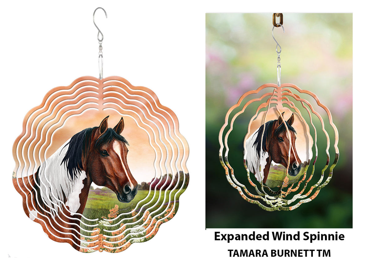Quarter Horse Bay Paint Wind Spinner