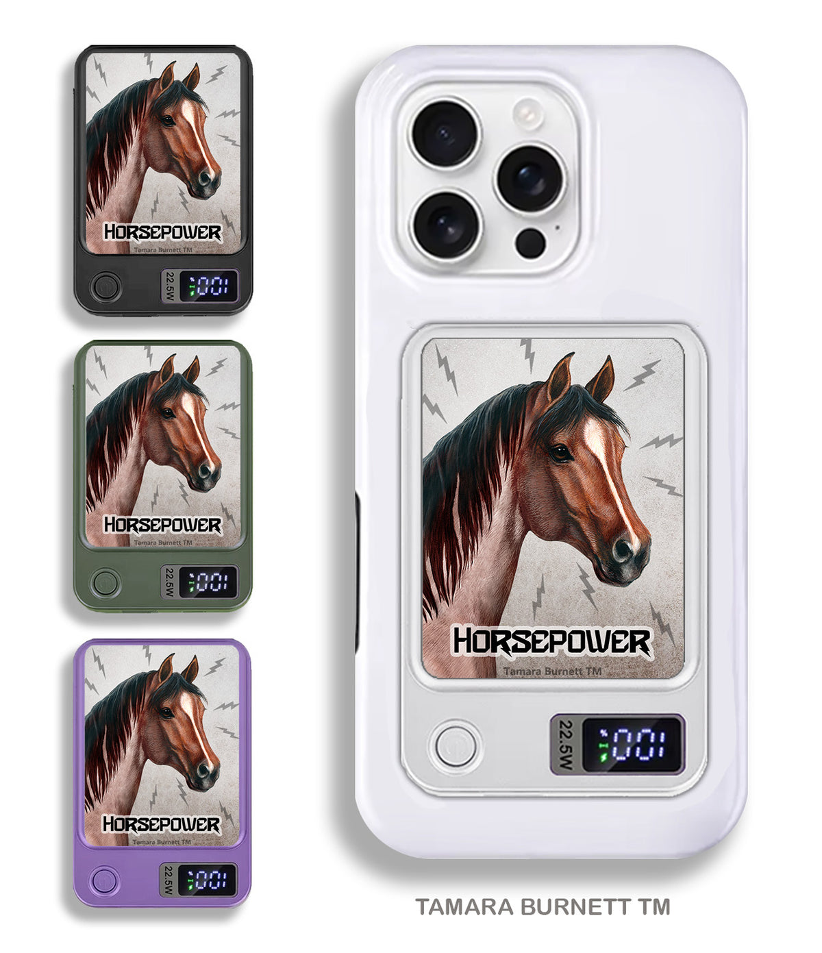Quarter Horse Bay Roan Phone Bank Wireless Charger