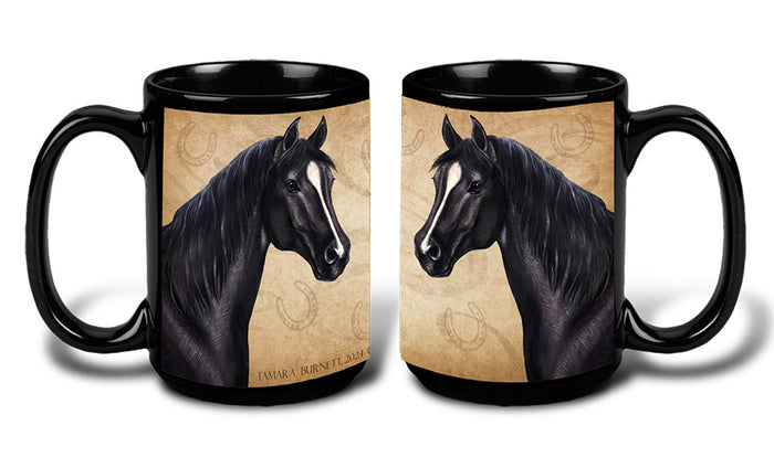 Quarter Horse Black - My Faithful Friends Mug 15 oz
