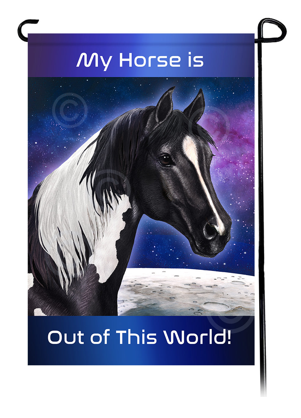 Quarter Horse Out Of This World - Garden Flag