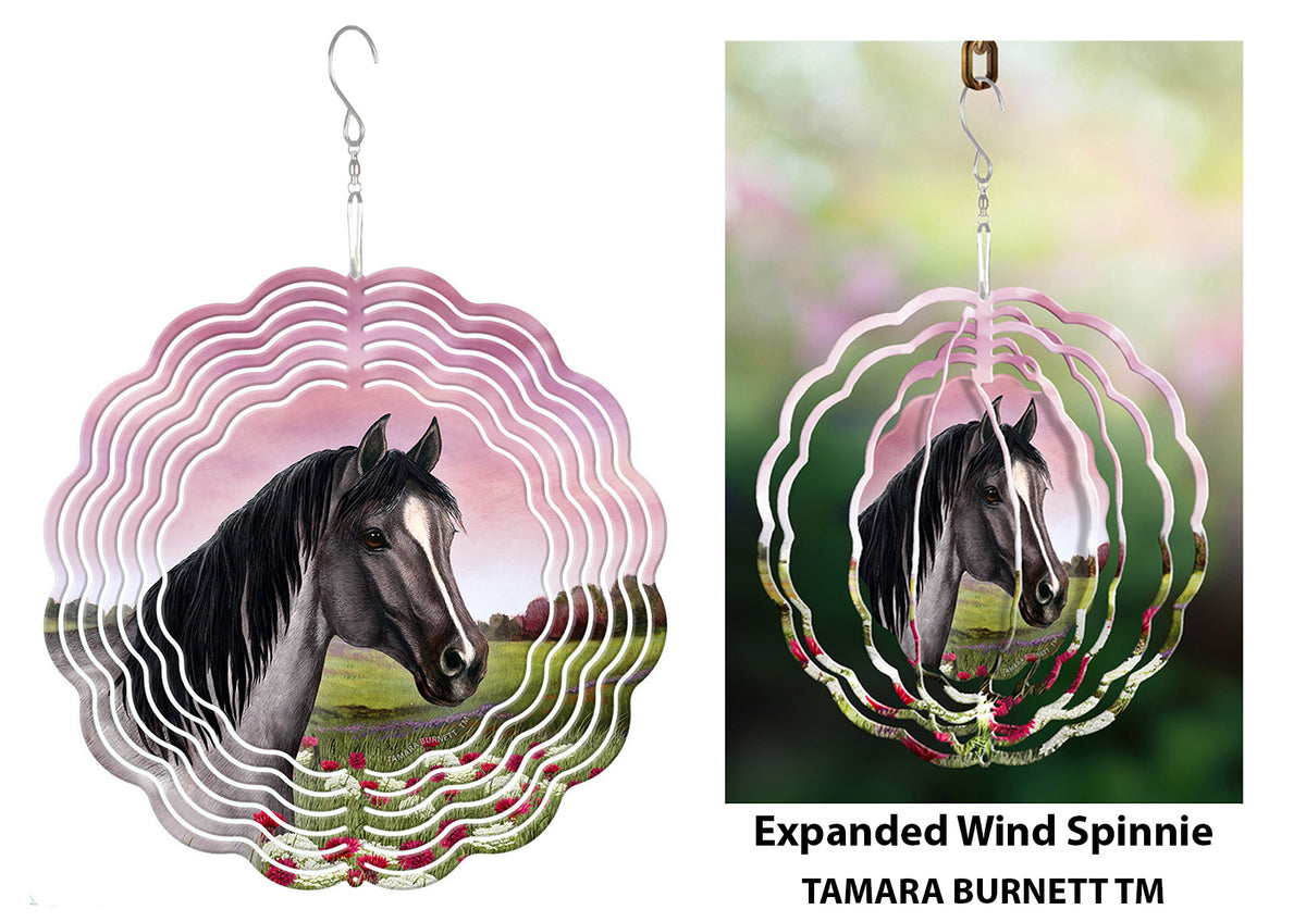 Quarter Horse Blue Roan Wind Spinner