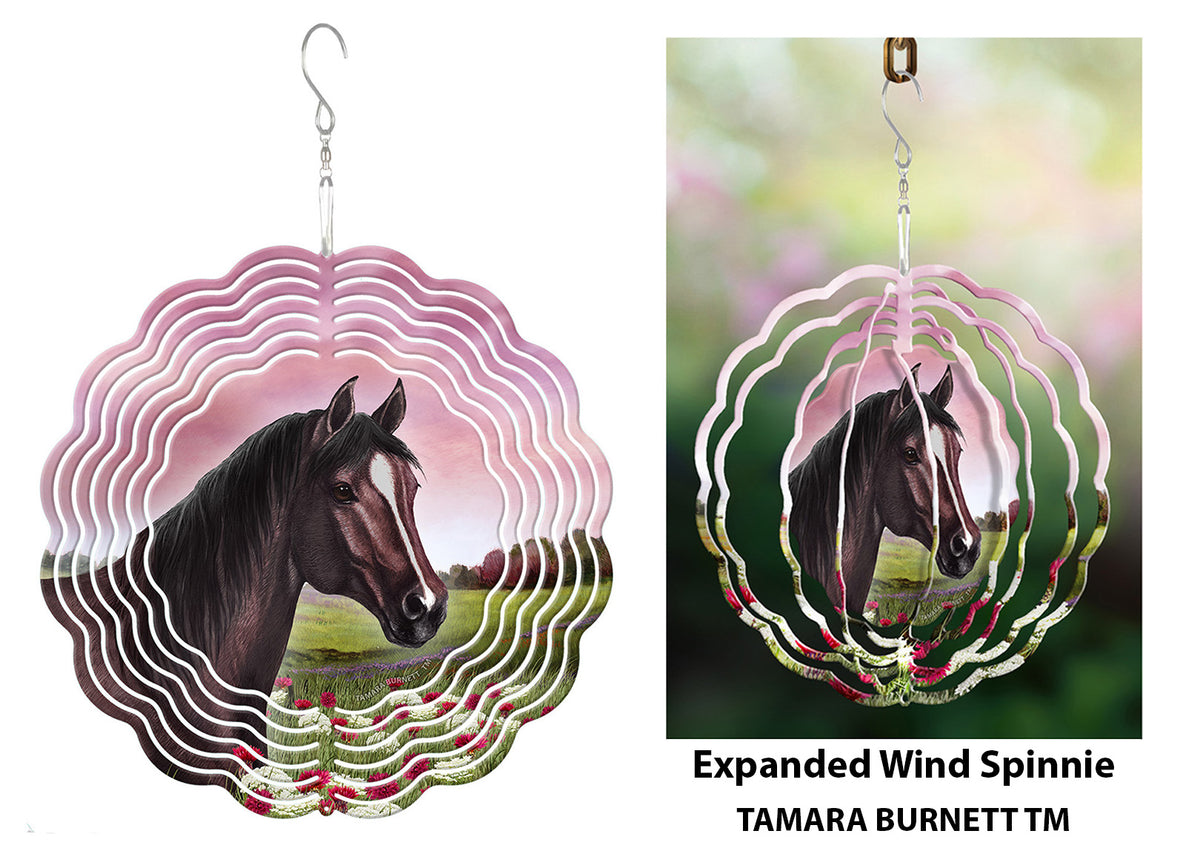 Quarter Horse Brown Wind Spinner