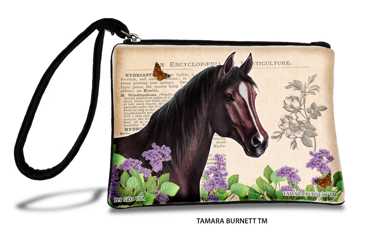 Quarter Horse Brown Zippees Pet Pouch