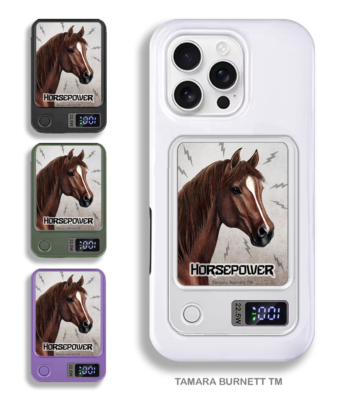Quarter Horse Chestnut Phone Bank Wireless Charger