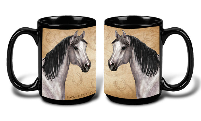 Quarter Horse Grey - My Faithful Friends Mug 15 oz