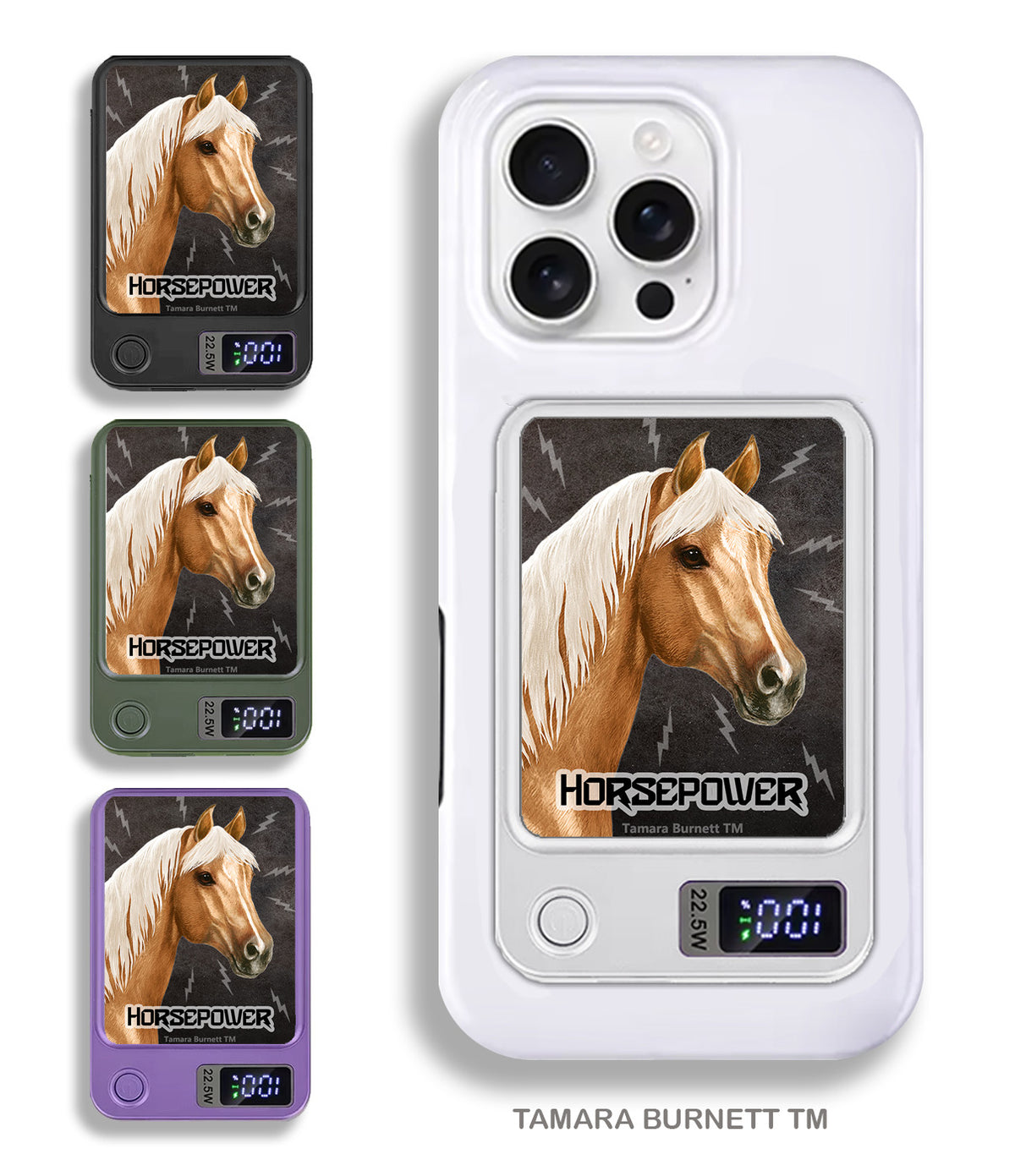 Quarter Horse Palomino Phone Bank Wireless Charger
