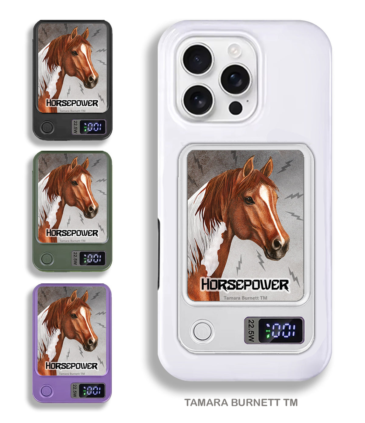 Quarter Horse Sorrel Paint Phone Bank Wireless Charger