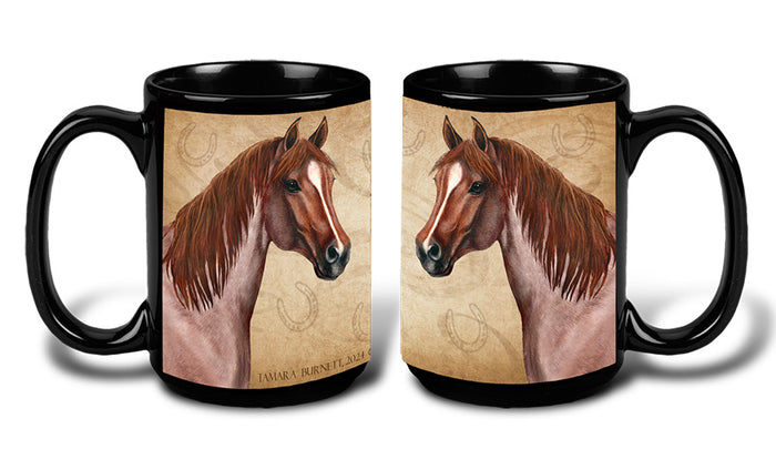 Quarter Horse Strawberry Roan - My Faithful Friends Mug 15 oz