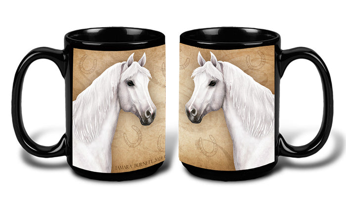 Quarter Horse White - My Faithful Friends Mug 15 oz