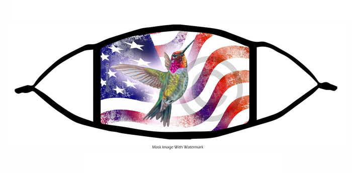 Anna's Hummingbird Face Mask