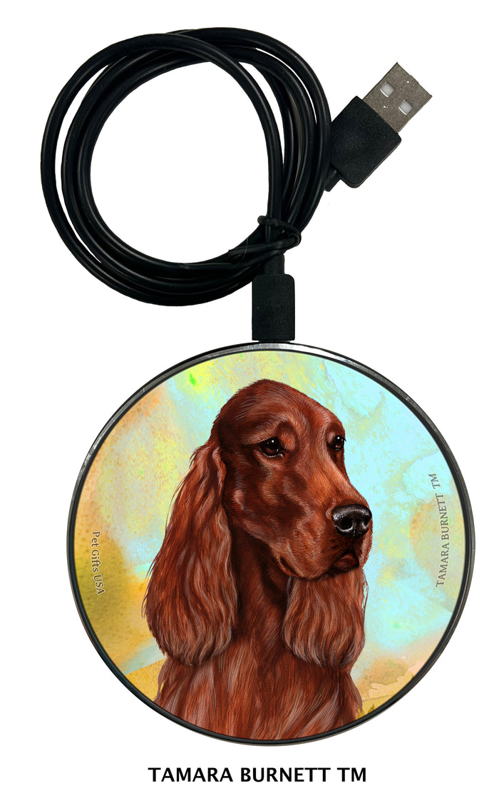 Irish Setter Red Zoomies Wireless Charger
