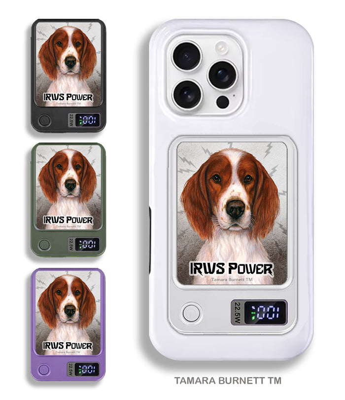 Irish Setter Red and White Phone Bank Wireless Charger
