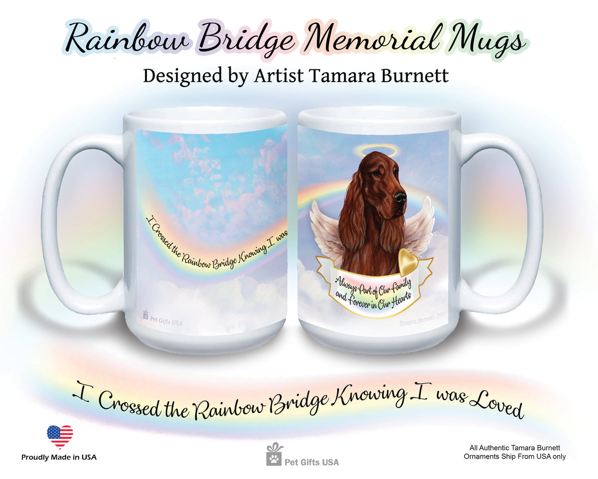 Irish Setter Memorial Mug 15 oz