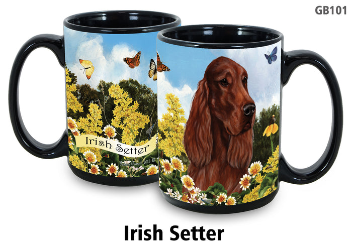 Irish Setter - Garden Party Fun Mug 15 oz