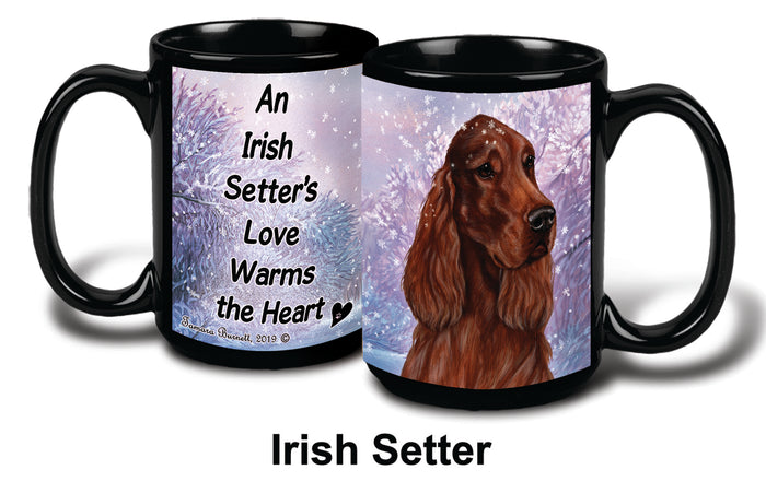 Irish Setter Winter Mug 15 oz