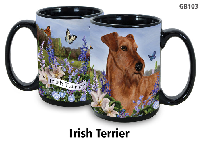 Irish Terrier - Garden Party Fun Mug 15 oz