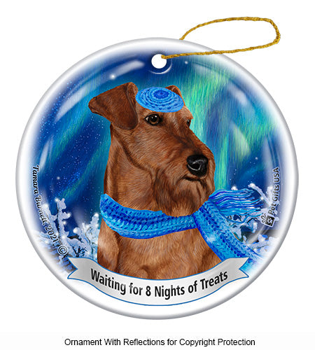 Irish Terrier Wheaten Hanukkah Ornament