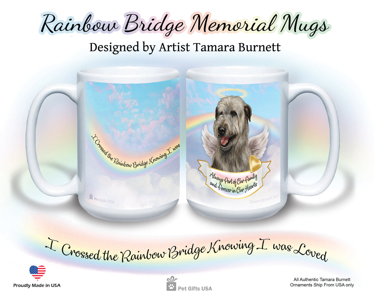 Irish Wolfhound Grey Memorial Mug 15 oz