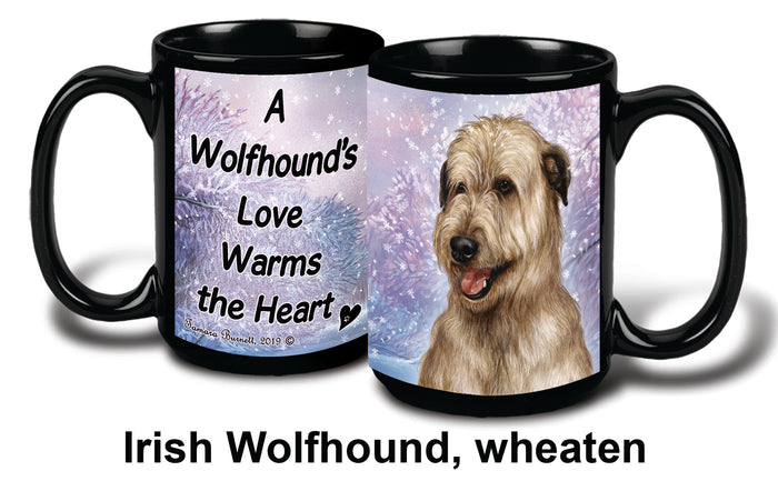 Irish Wolfhound Wheaten Winter Mug 15 oz