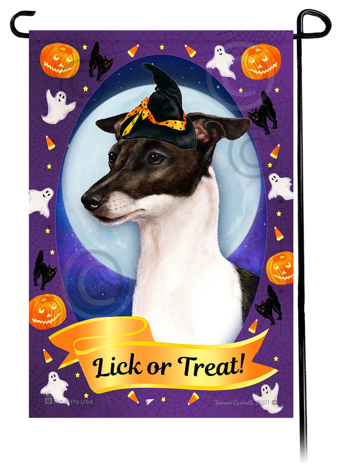 Italian Greyhound Halloween Howls Garden Flags