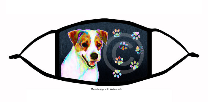 Jack Russell Terrier (Brown and White) Face Mask