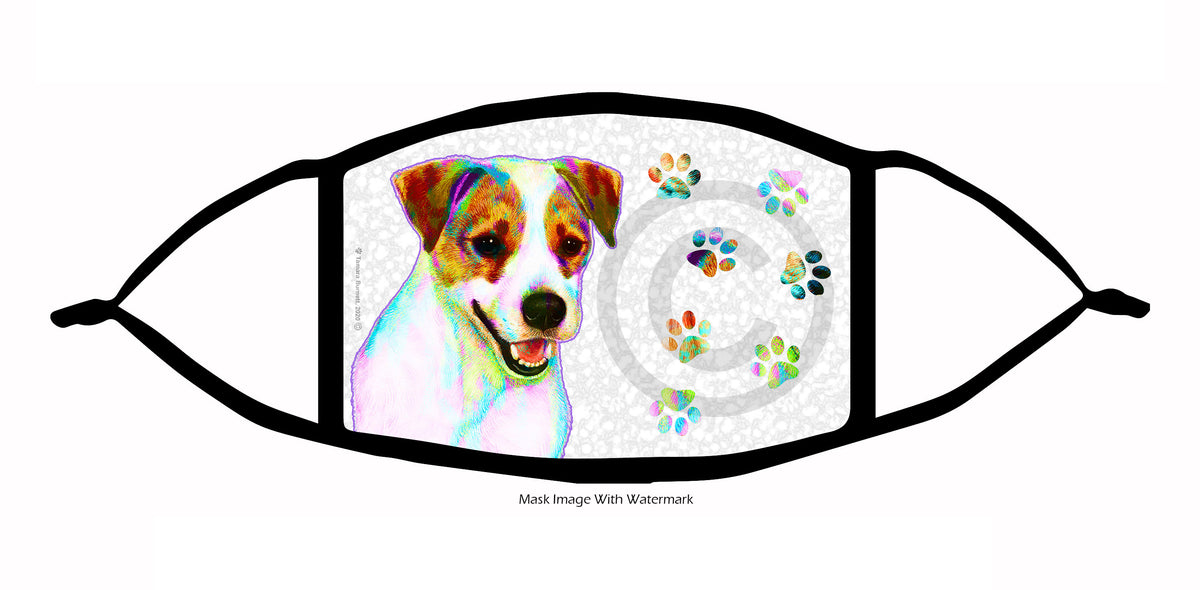 Jack Russell Terrier (Brown and White) Face Mask