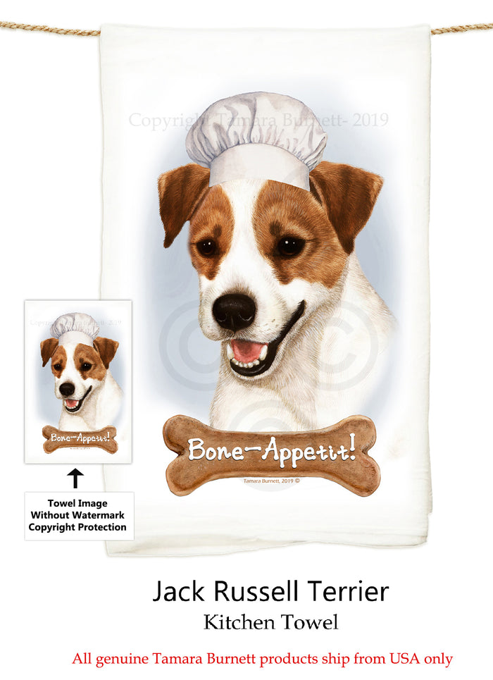 Jack Russell Terrier Flour Sack Towel