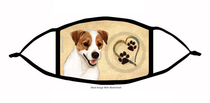 Jack Russell Terrier (Brown and White) Face Mask