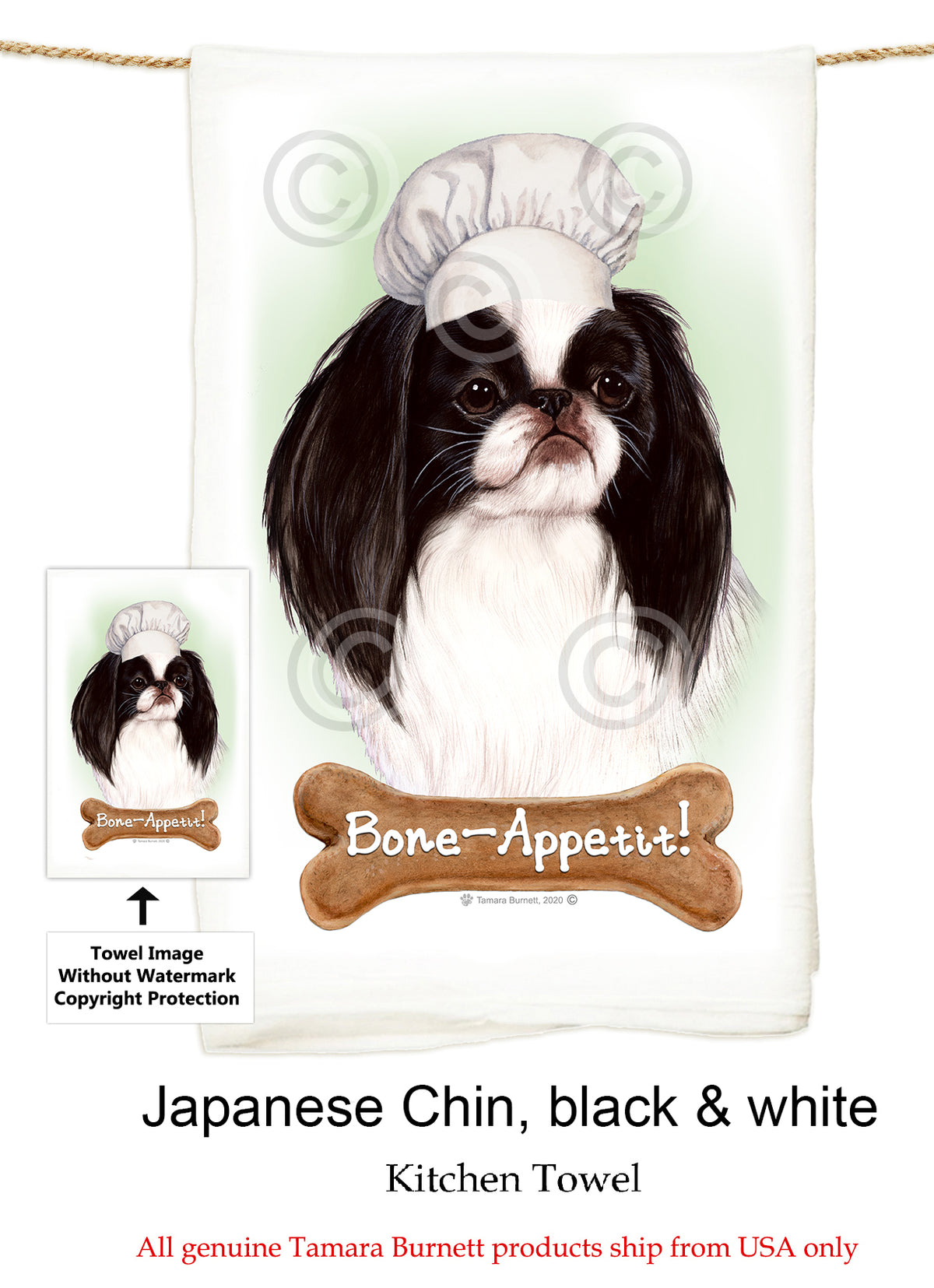 Japanese Chin Flour Sack Towel